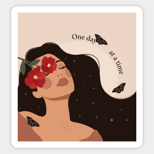 One day at a time Sticker